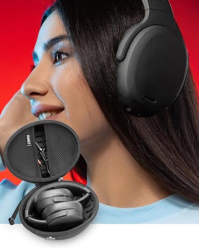 Miniatura 6 de Funda de transporte rígida para viajes compatible con auriculares Skullcandy Crusher sobre la oreja. (Solo la funda, no incluye el dispositivo) -