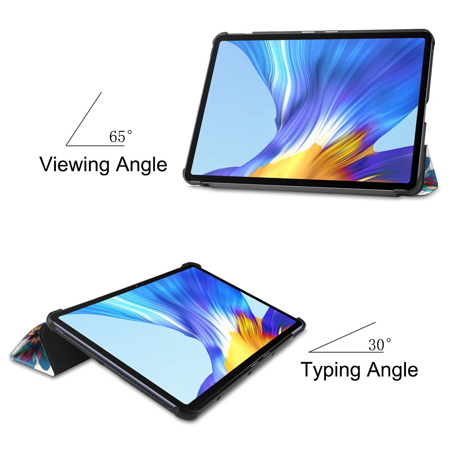 Lobwerk Protective Case for Huawei Honor V6 10.4 Inch Slim Case with Stand Function and Auto Sleep/Wake Function - Image 3