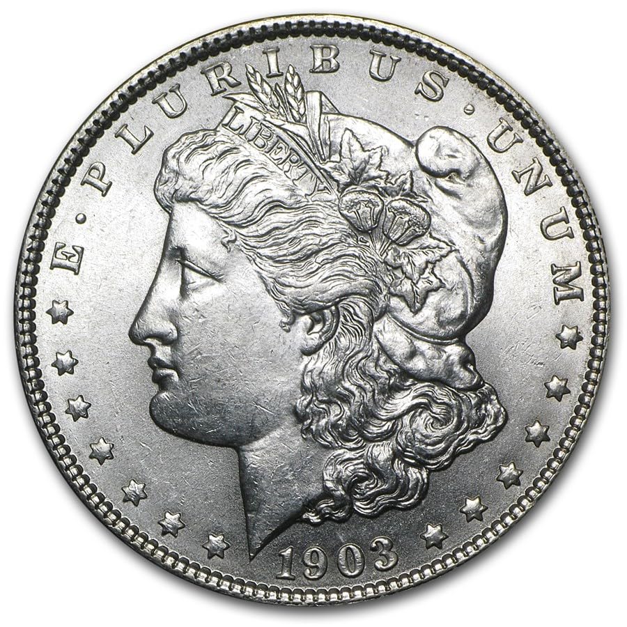 1903 Morgan Silver Dollar $1 Brilliant Uncirculated