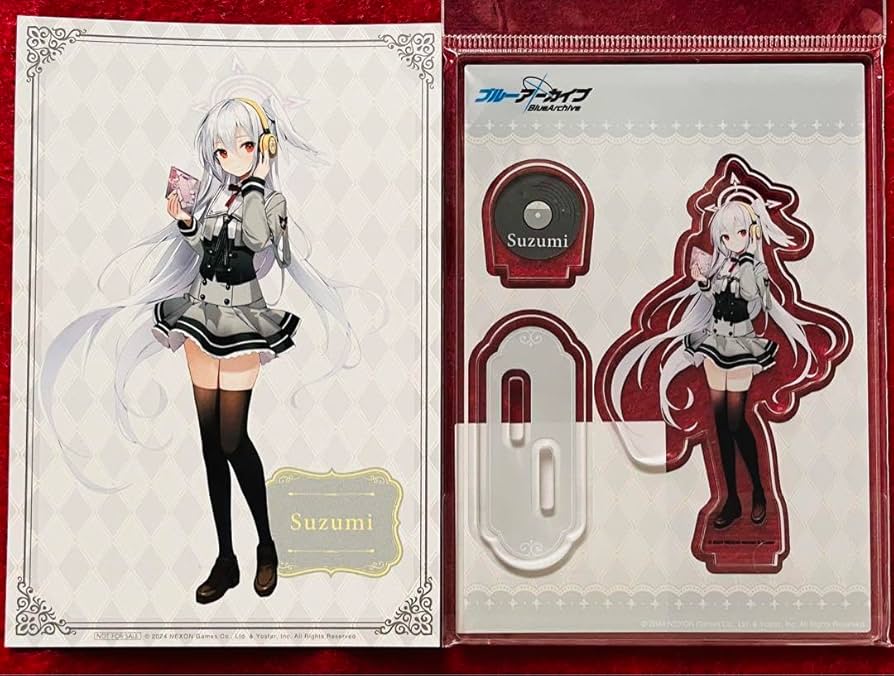 ブルーアーカイブ　2視点のぞきアクリルスタンド　イチカ　ハスミ ブルーアーカイブ 2視点のぞきアクリルスタンド イチカ ハスミ