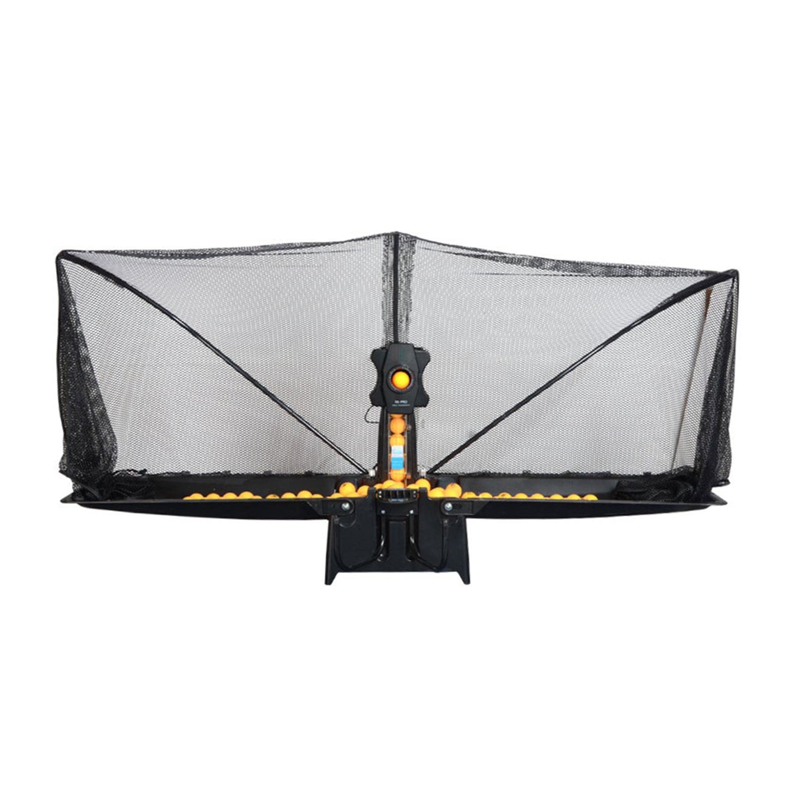 Pingpong Ballmaschine Trainingsroboter Netz Ballmaschine Automatische Schussfunktion Anpassbare Lange Lebensdauer für Indoor Training