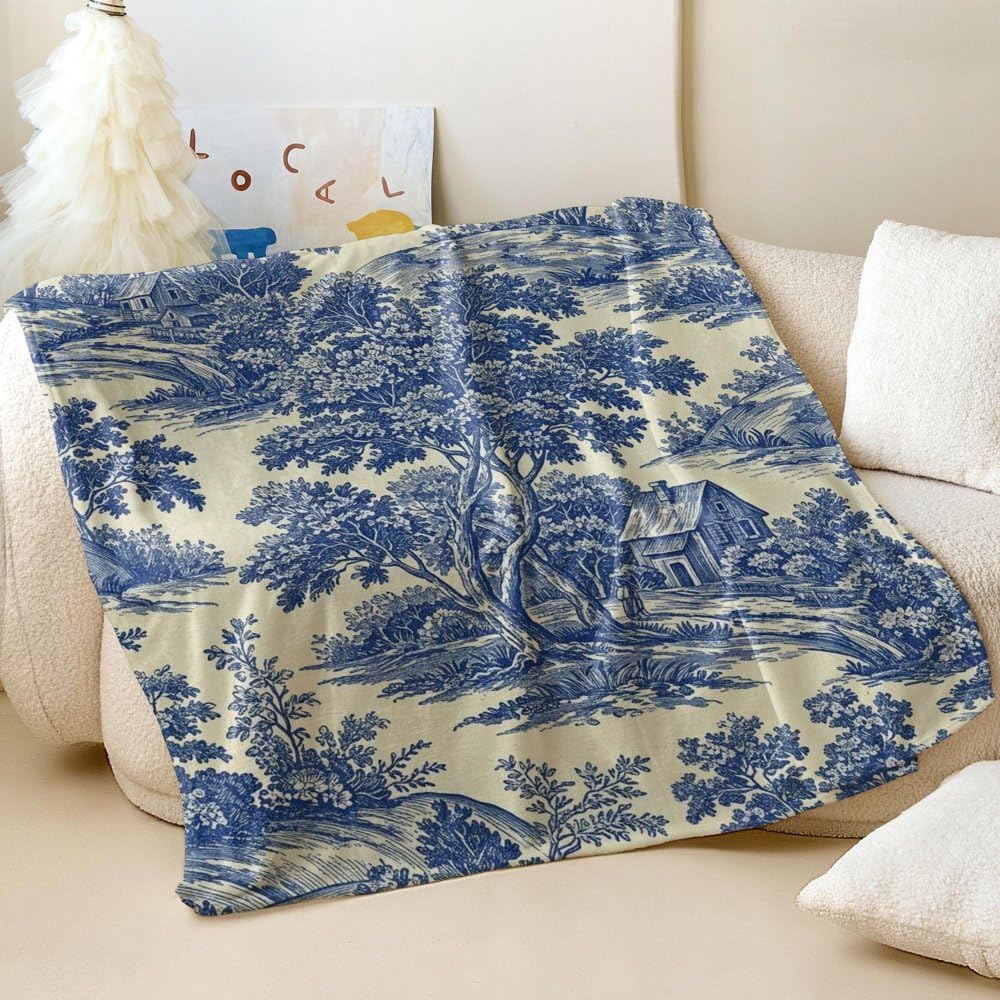 Couverture polaire imprimée contre le froid couverture grand lit Cozy Wild Hills
