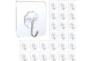 Carespot: Powerful Stick Wall Hooks That Hold Up to 33lbs - Pack of 24