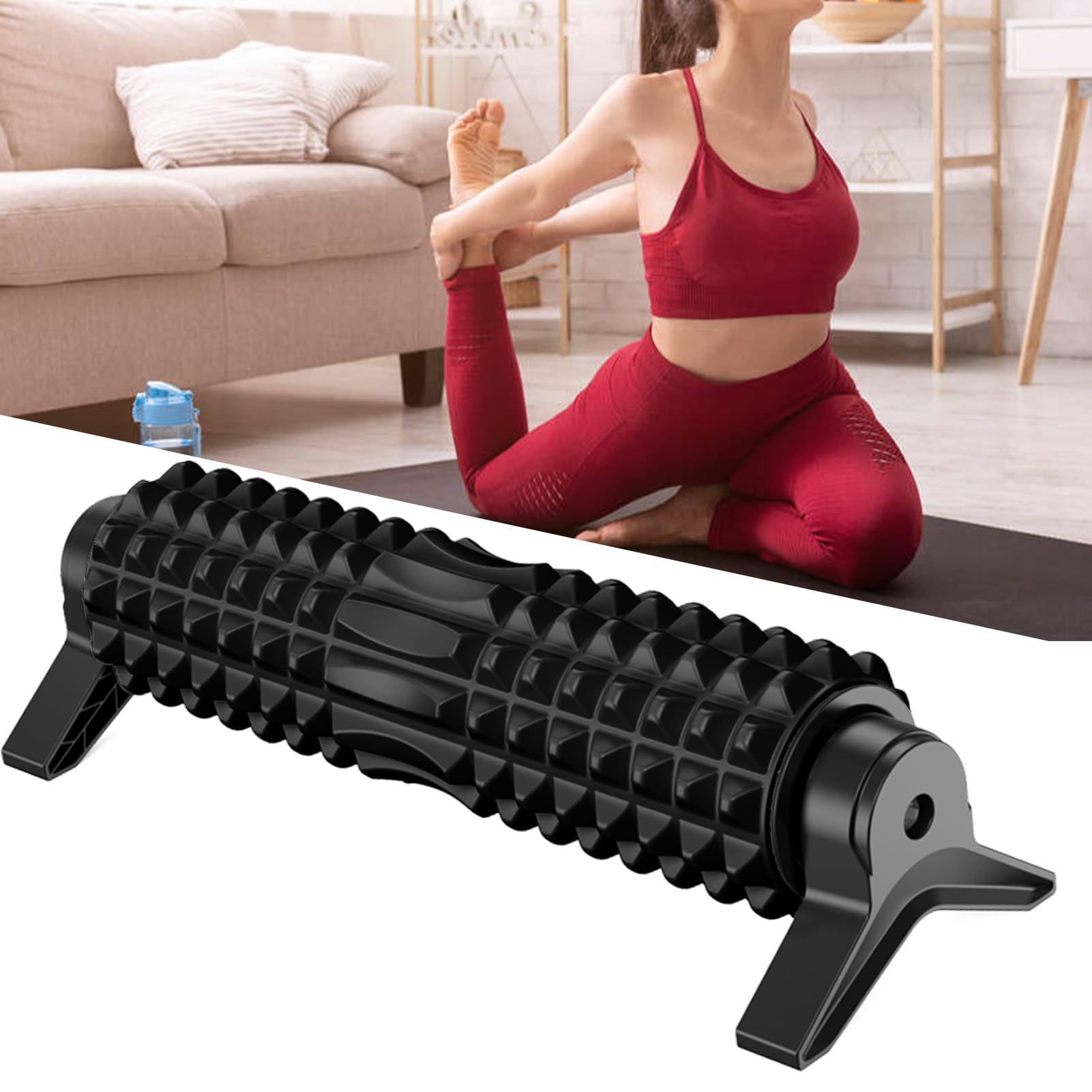 Faszienrollen Für Muskelmassage - Faszienmassageroller | Ergonomisch Tragbar Für Beine Rücken Nacken Sport Yoga Fitness Erholung