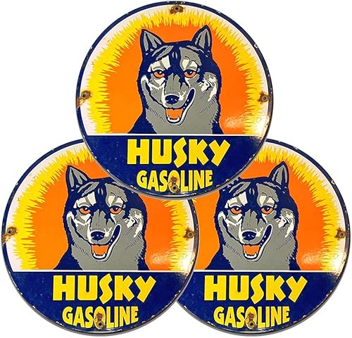 Miniatura 37 de Brotherhood Letrero de gas vintage de reproducción de letreros de metal vintage, letrero redondo de metal para garaje y hogar, 8 pulgadas de Nourse