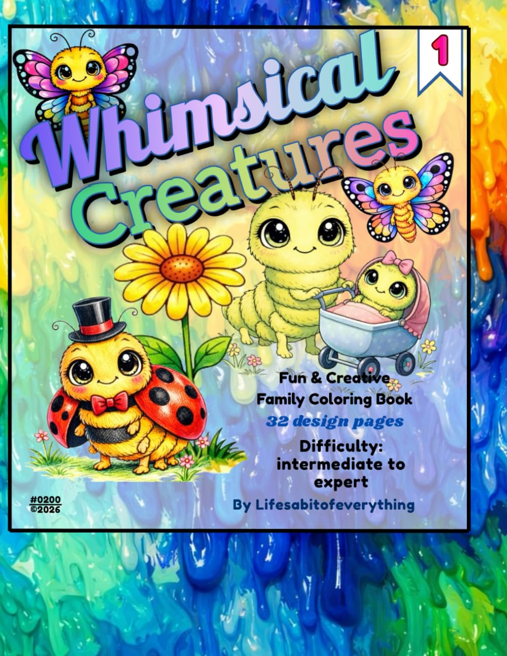 Whimsical Creatures: Fun & Creative Family Coloring Book