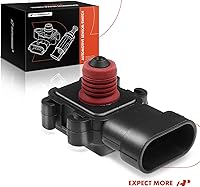 Vista 9 de A-Premium Sensor de Presión Absoluta del Múltiple MAP 12614973 16187556 12569240 Compatible con Chevy Buick Cadillac GMC - Vehículos 1995-2011