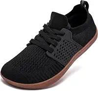 Tênis de caminhada minimalista largo para homens e mulheres | Sola Zero Drop | Relaxamento ideal