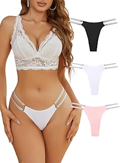 Thongs for Women Sexy Low Waist Underwear Brazilian Tanga Panties