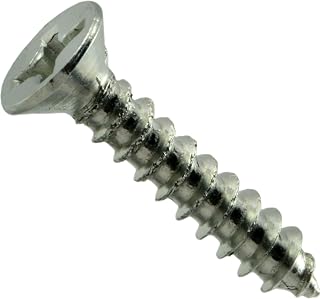 Hard-to-Find Fastener 014973292041 Phillips Flat Wood Screws, 6 x 3/4, Piece-175