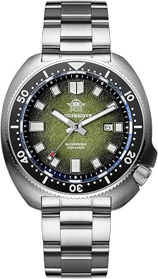 ADDIESDIVE Diving Quartz Watches Synthetic Sapphire 200 M Waterproof Ceramic Bezel Luminous Stainless Steel Big Face Watch for Men