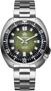 ADDIESDIVE Diving Quartz Watches Synthetic Sapphire 200 M Waterproof Ceramic Bezel Luminous Stainless Steel Big Face Watch for Men