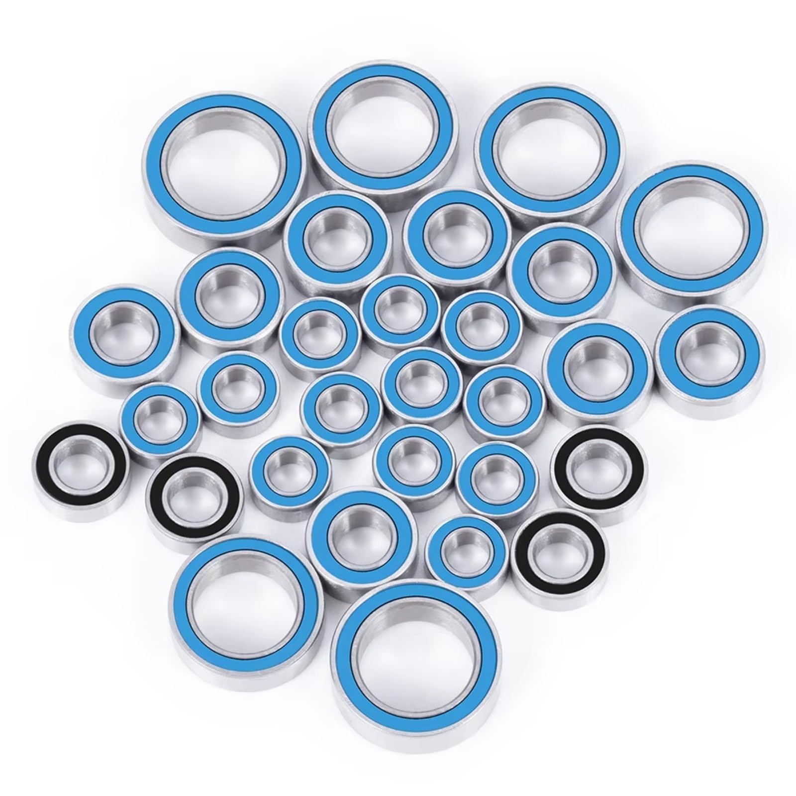 Per Redcat Per Ascent-18 1/18 30 Pezzi Kit Cuscinetti A Sfera Sigillati In Gomma Auto RC Crawler Parti Di Aggiornamento Cuscinetti Rc