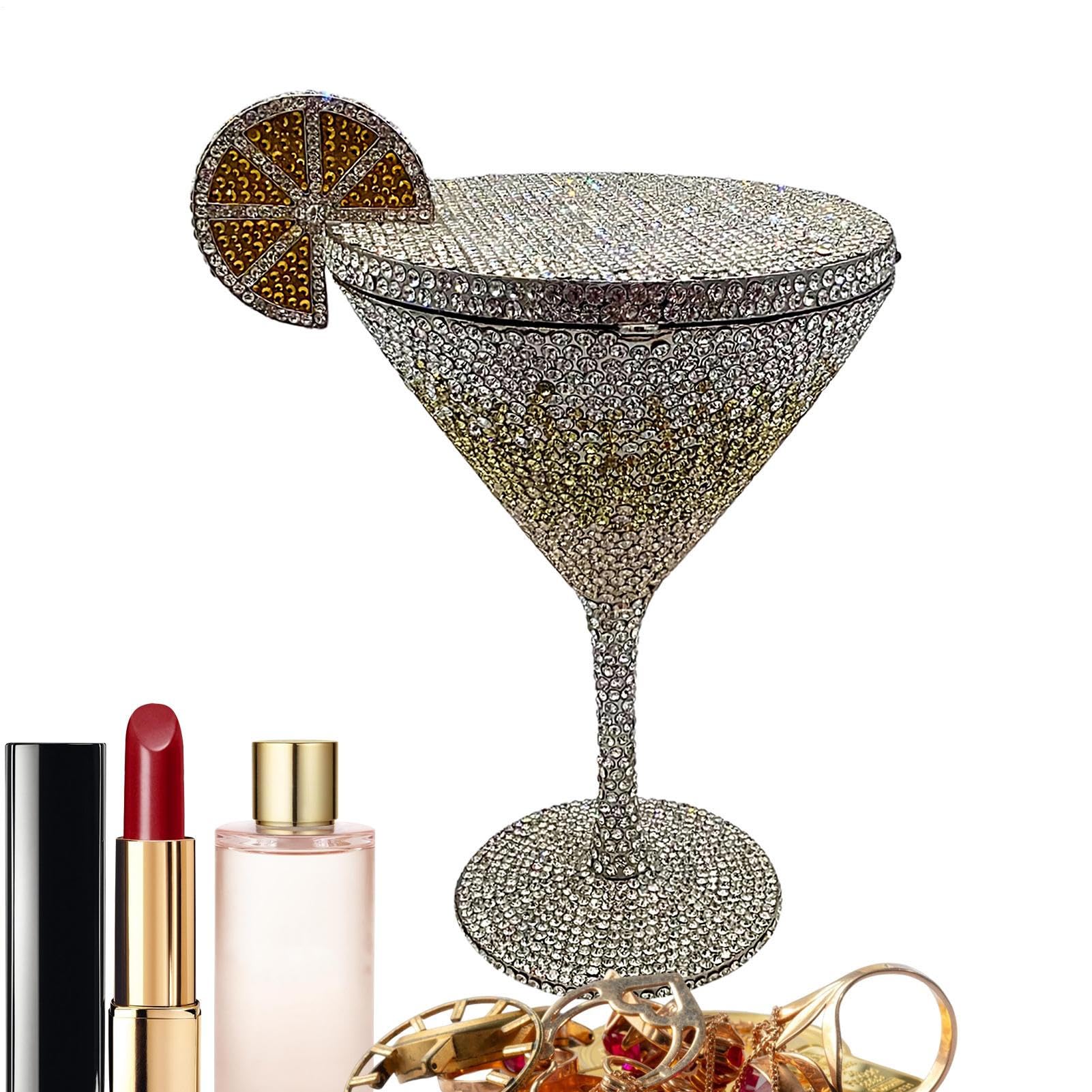 Bolso con pedrería, bolsa de cóctel con cristales - Bolso de noche elegante para mujeres ocasiones especiales noches elegantes bodas fiestas cenas