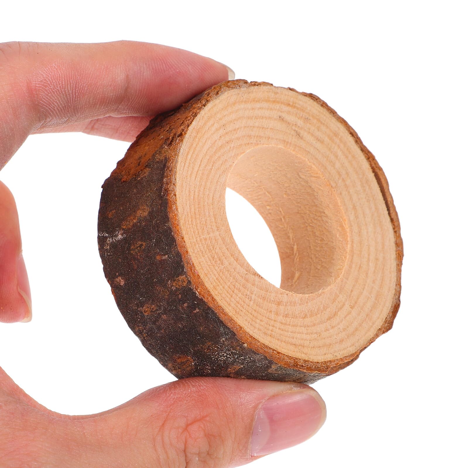 20 pezzi Anelli Portatovaglioli in Legno Naturale Fatti Mano Portatovaglioli Rustici per Tavola da Pranzo Feste Matrimoni e Decorazioni Natalizie per Apparecchiare con Stile e