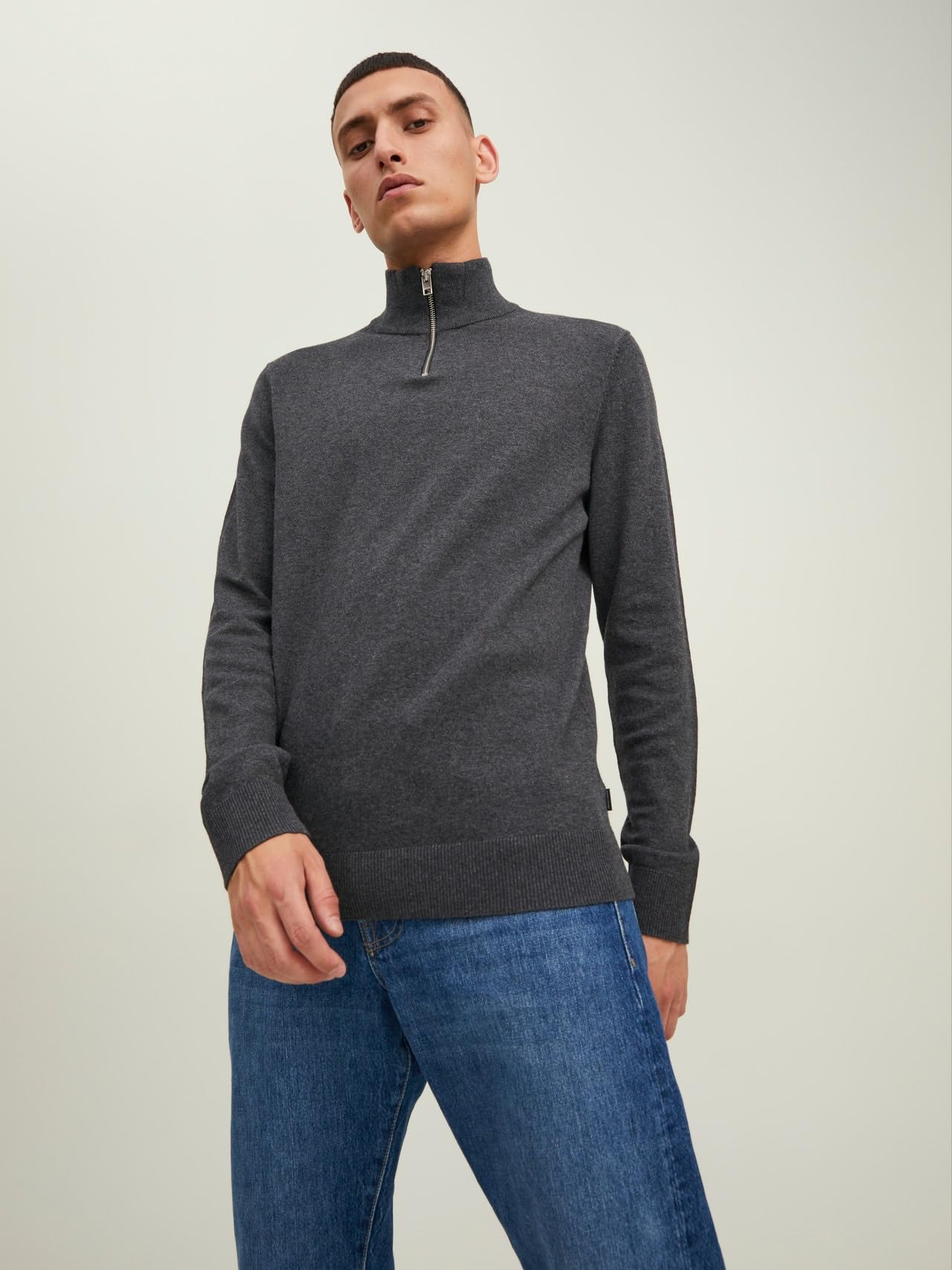 JACK & JONES Quarter Zip Plain Quarter Zip
