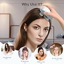 Xenos Electric Head,Scalp Massager | Rechargeable Head Kneading Massage Machine | 3 Speed Mode Handheld.Portable,Scalp Scratcher Body Massager for Hair Growth,Deep Clean & Stress Relaxation (White) gallery image