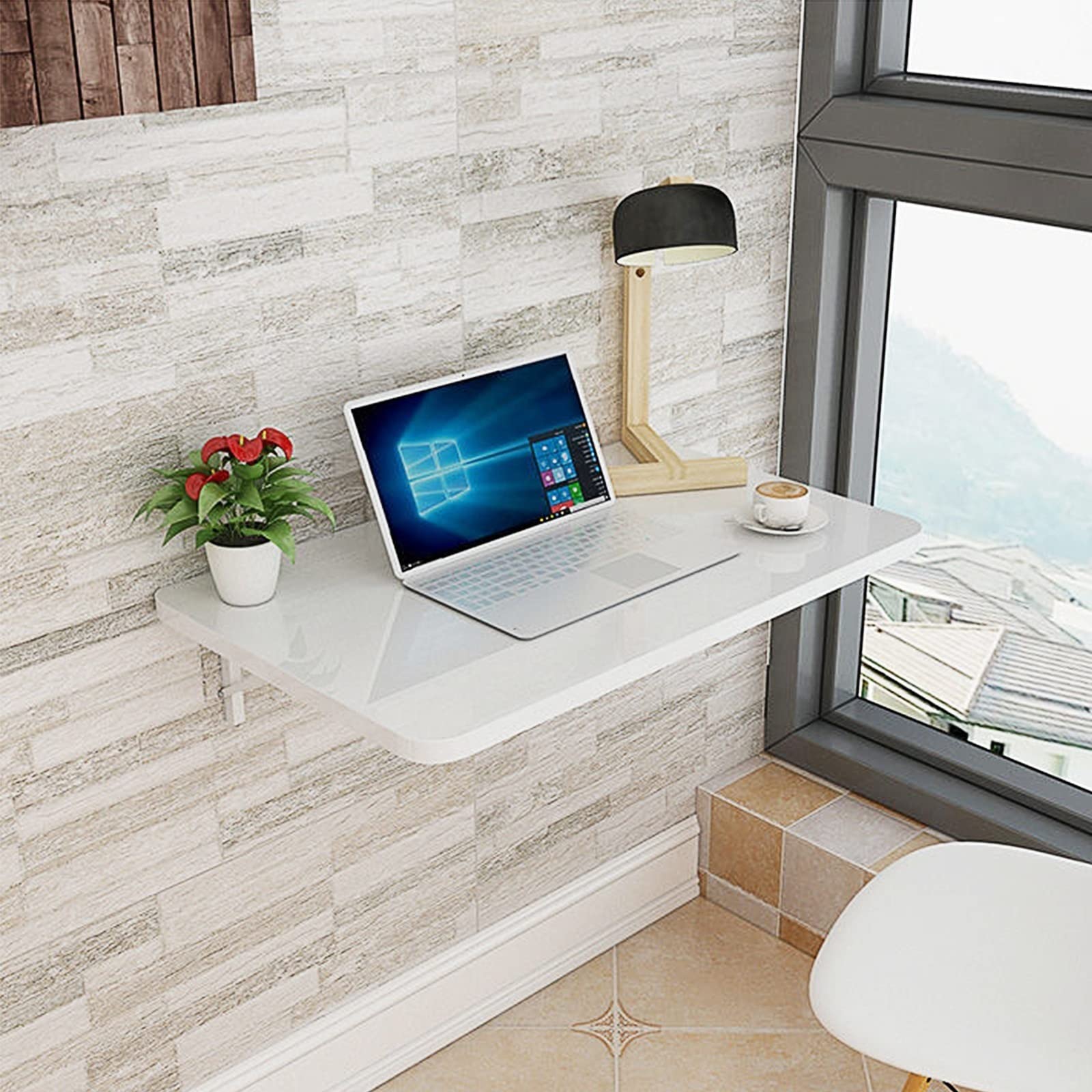 Bureau d'ordinateur pliable pour petits espaces et appartements