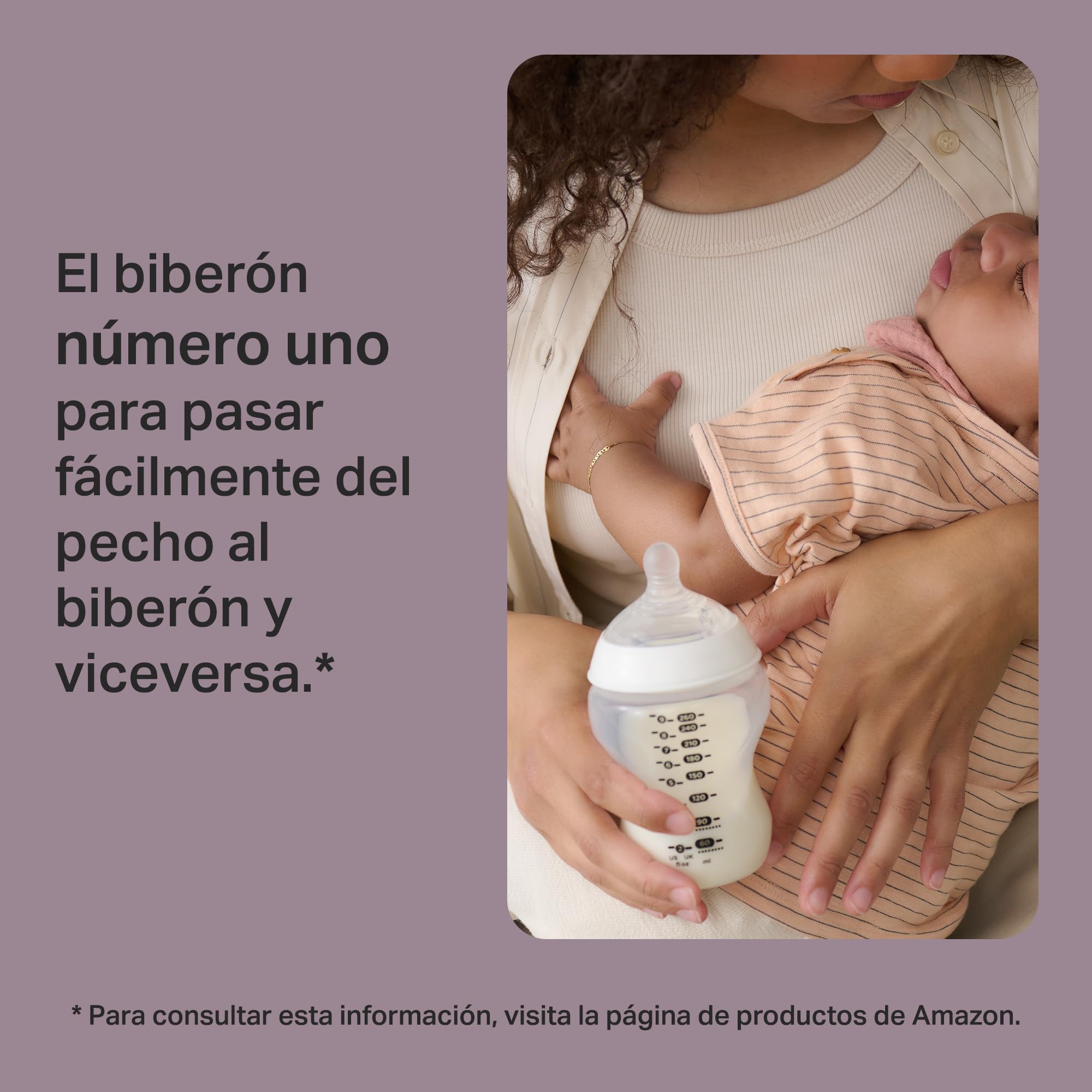 Tommee Tippee Biberones, biberón anticólicos Natural Start, 150 ml, con tetina anatómica para un agarre natural, válvula anticólicos, pack de 3