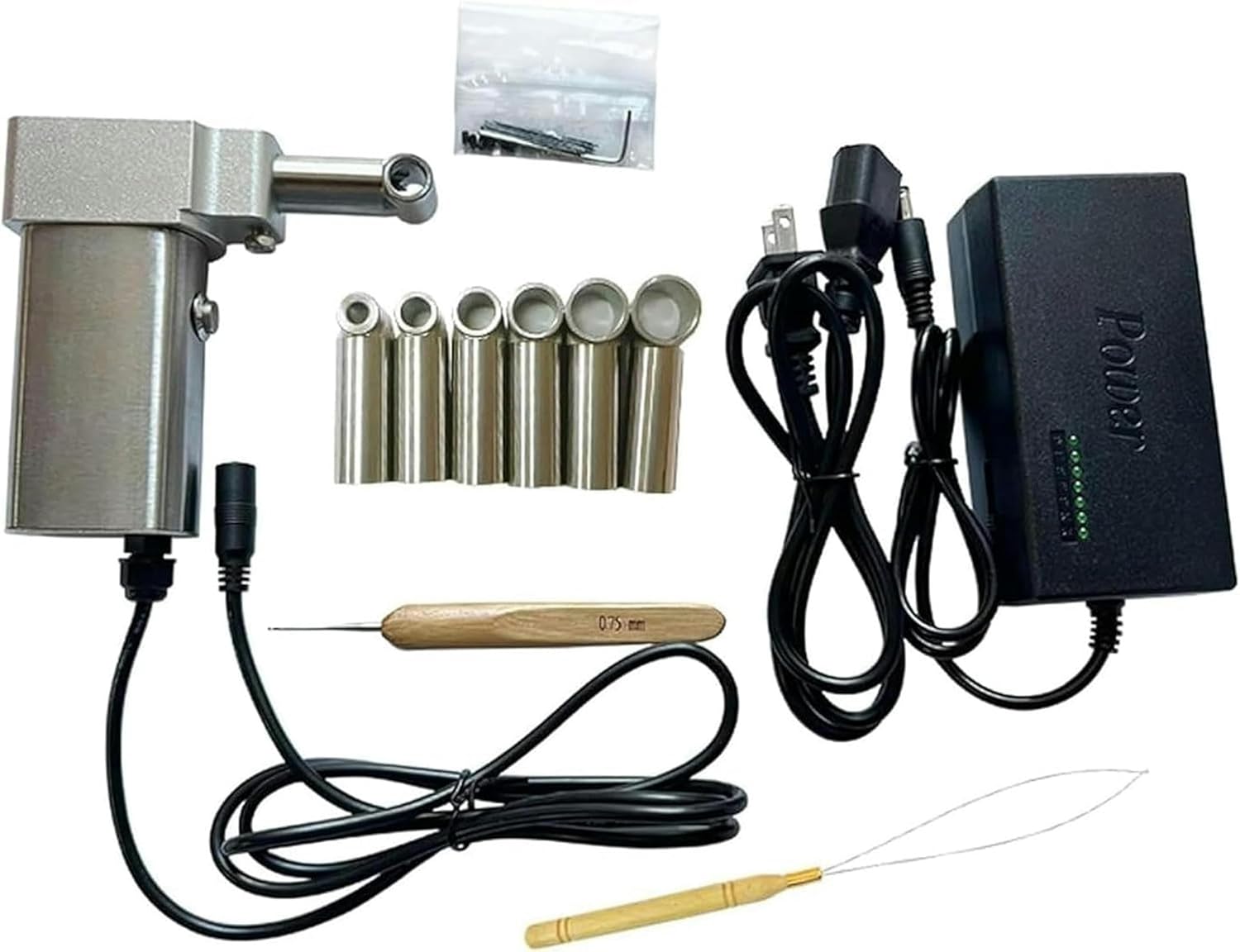 Dreadlocks Machine, Automatic Dreadlock Maker Machine, Portable Electric Dreadlock Machine Kit for Long Human Hair and Synthetic Hair