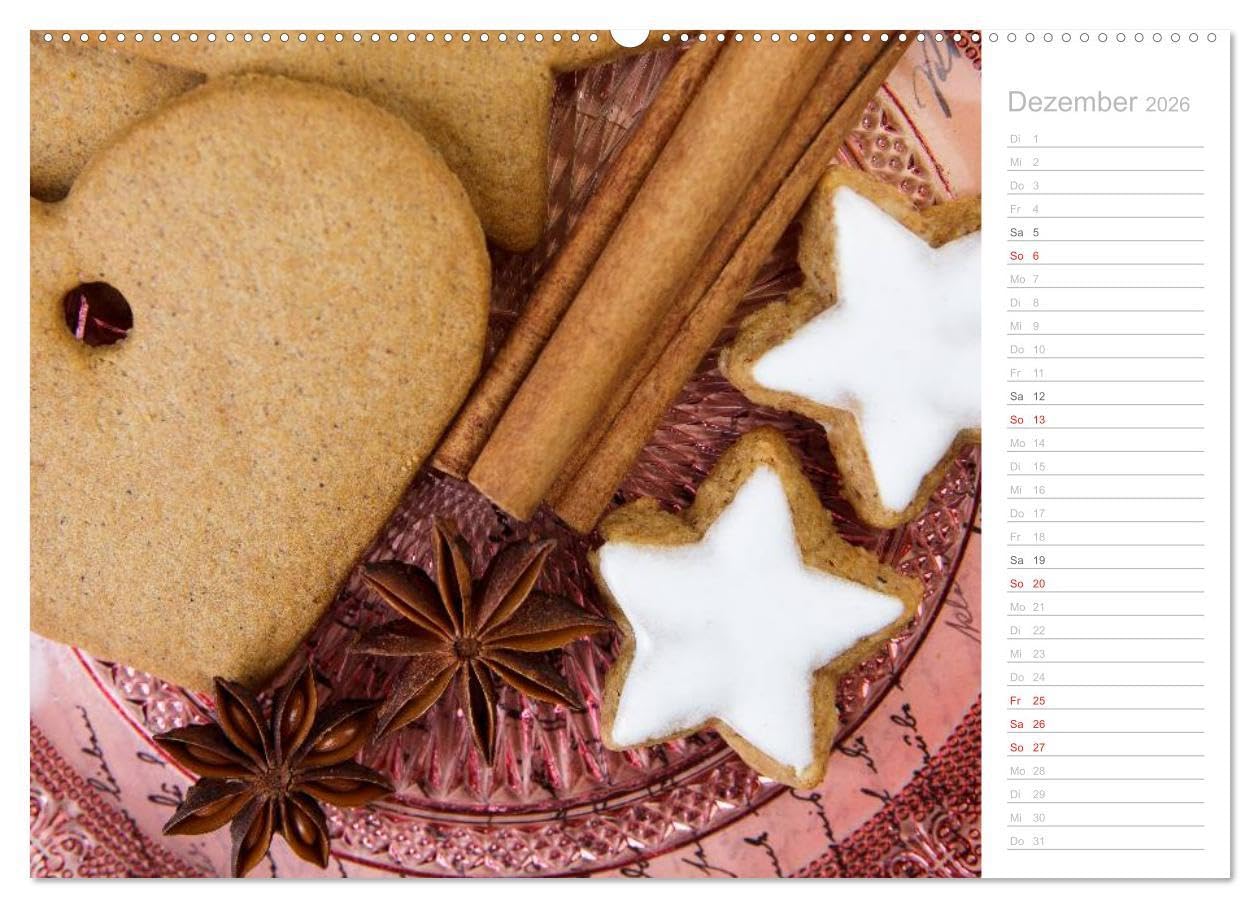 Küchenkalender 2026 (Wandkalender 2026 DIN A2 quer), CALVENDO Monatskalender: Schöner Terminkalender mit Küchemotiven (CALVENDO Lifestyle)
