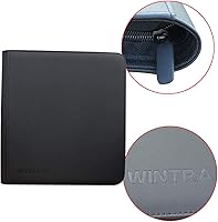 Vista 6 de Álbum negro de doble cara para tarjetas coleccionables de 12 bolsillos, carpeta de tarjetas premium de carga lateral, carpeta de 720 bolsillos