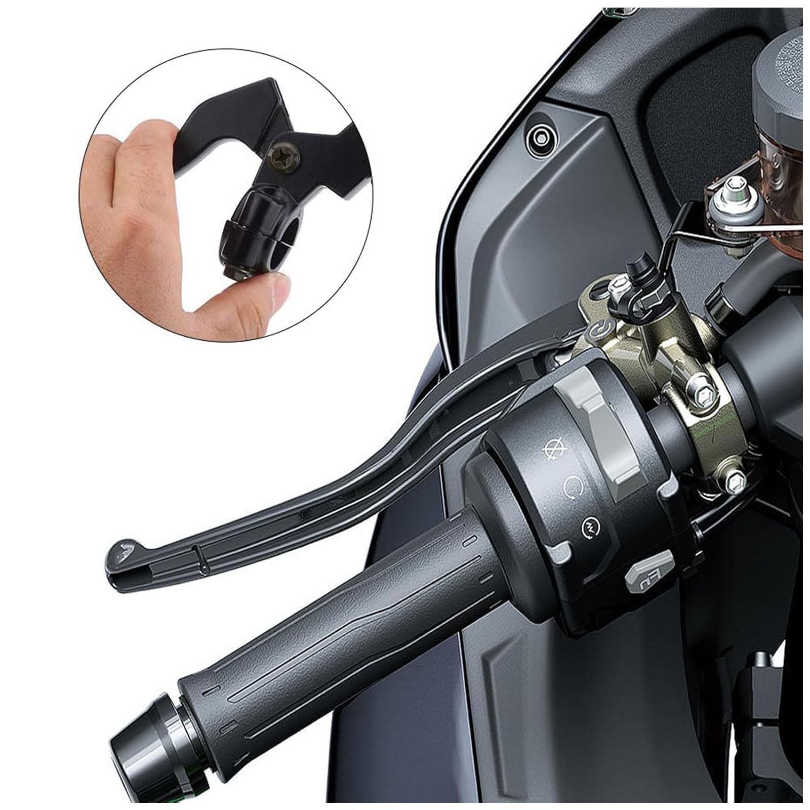 Leve Frizione Moto 7/8 Pollici 22mm Maniglia Universale Accessori Motocicli Freno per Dirt Pit Bike 50-125 CC