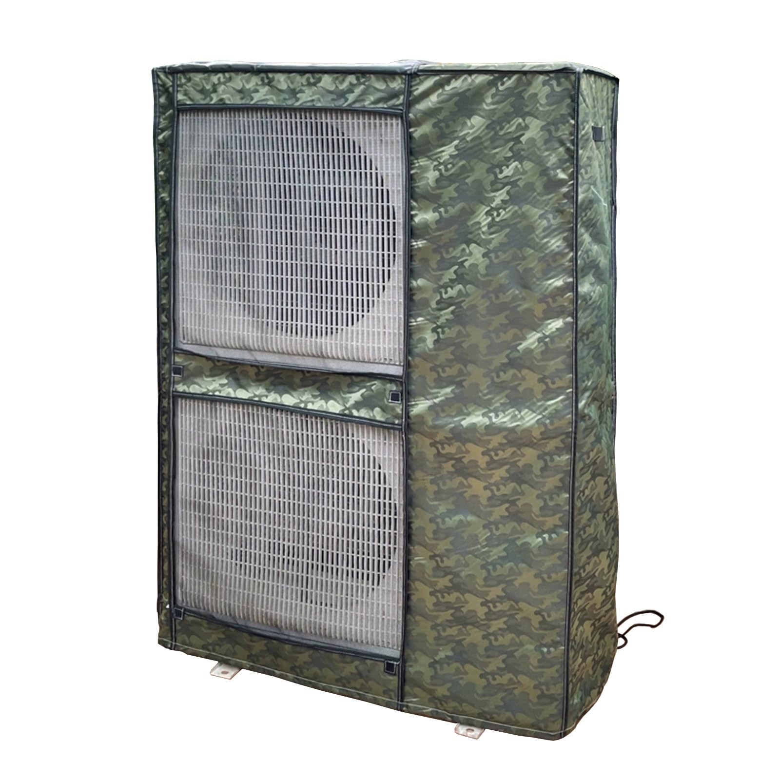 Copri Condizionatore, Copertura per Condizionatore Esterno con Rete Traspirante, Copri Condizionatori da Esterno in Tessuto Oxford 900D(Green,98x38x138cm/39x15x54in)