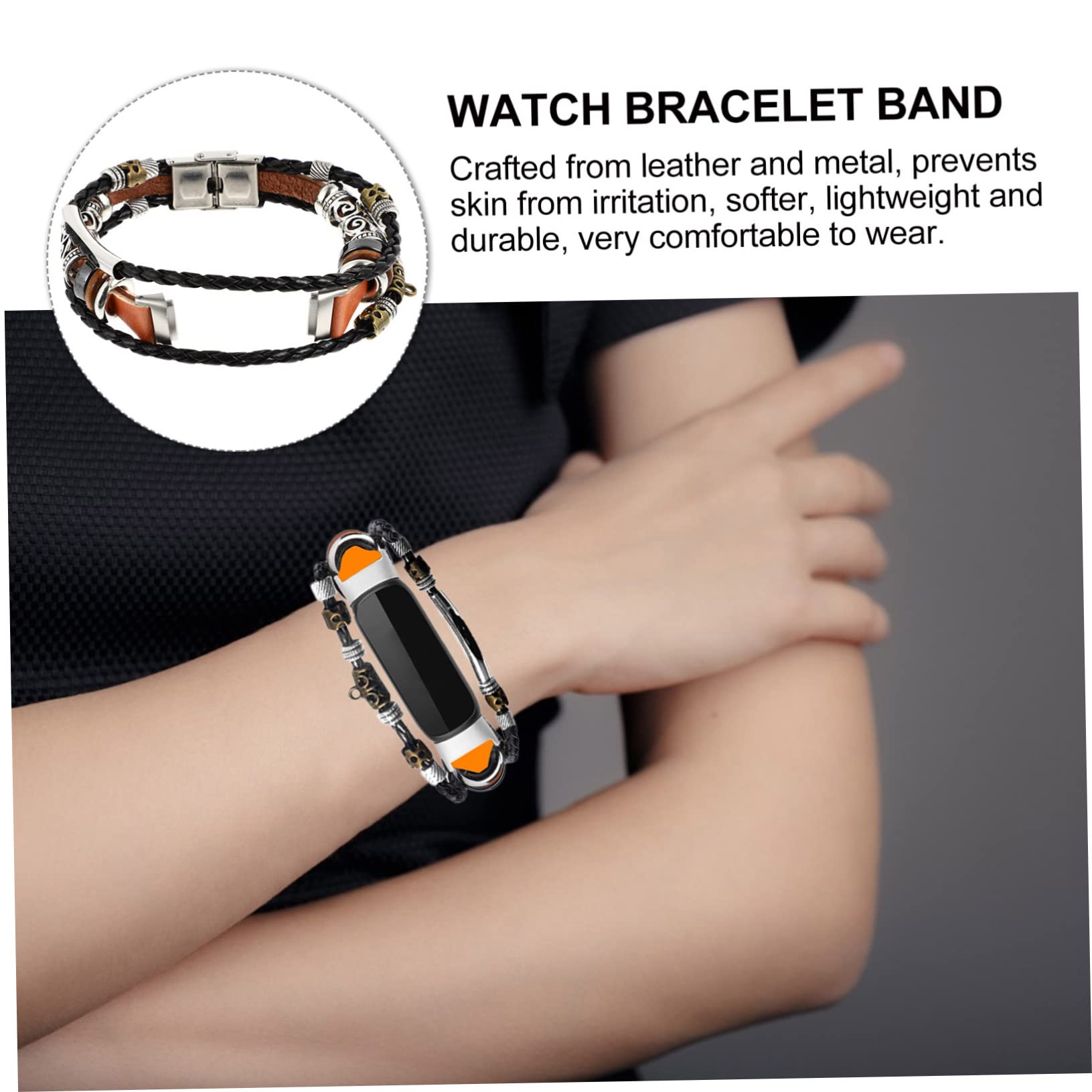 2st Armband Armbänder Tischband Anschauen Ersetzen Fräulein Metall