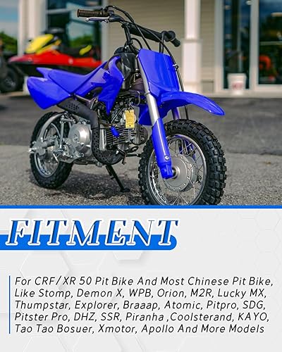 Miniatura 2 de Tapa de gasolina CNC Dirt Bike Tapa de tanque de combustible de aluminio con manguera de ventilación para XRCRF 50 estilo y clon Chinese Pit