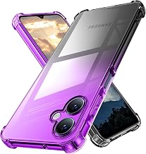 Compatible Galaxy A25 5G Case, Clear, Thin, Gradient Color, Lightweight, TPU, Shockproof, SC-53F SCG33 Smartphone Case, Clear, Stylish, Anti-Yellowing Dustproof, Integrated, Popular