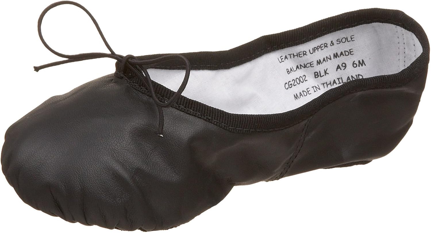 Capezio Toddler/Little Kid CG2002C Split Sole Ballet Shoe,Black,11.5 M US Little Kid