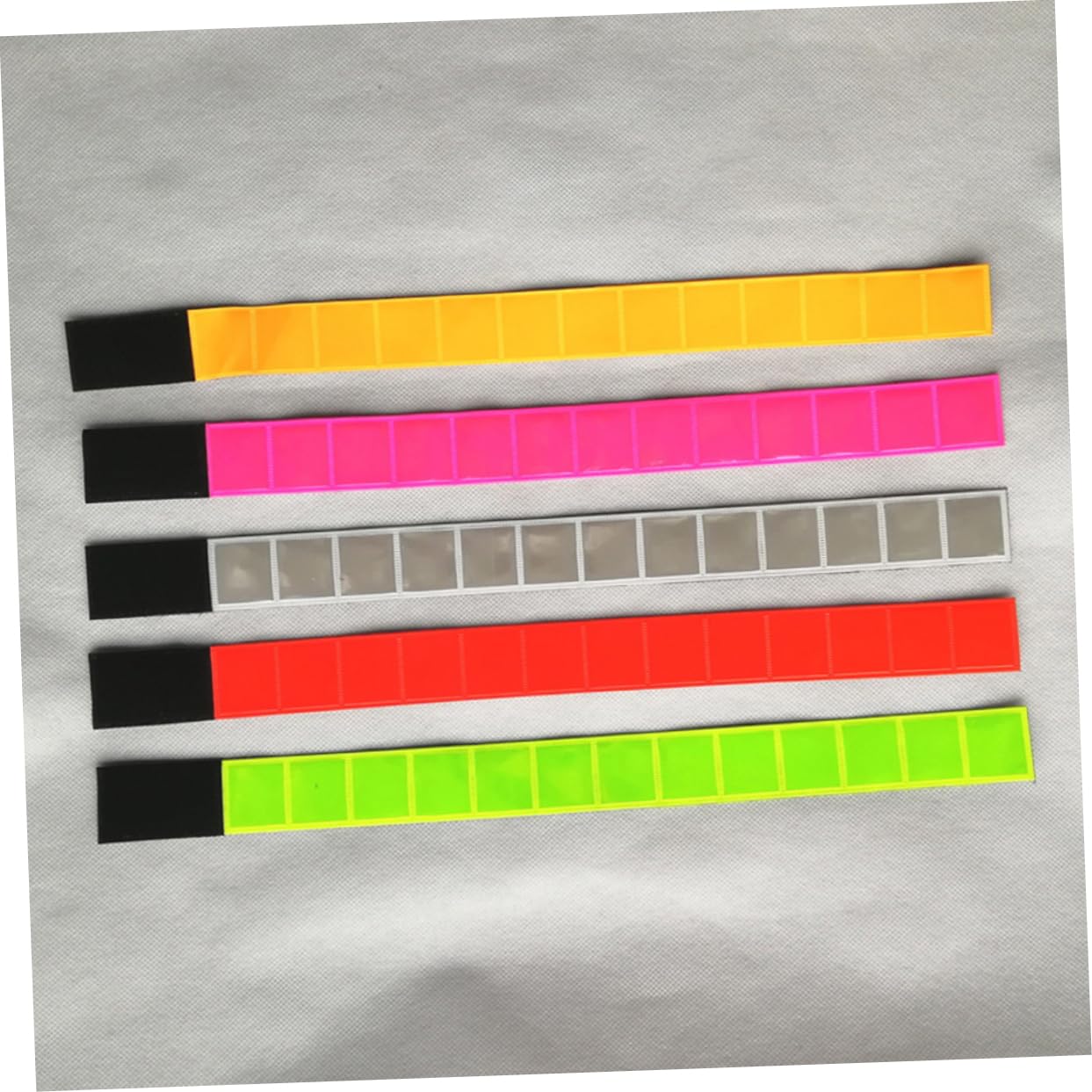 Toddmomy 6 Uds Equipo De Seguridad para Montar Brazaletes Reflectantes Pulseras Fluorescentes para Correr Pulsera para La Muñeca Banda Reflectante para Ciclismo Pulsera Pulseras