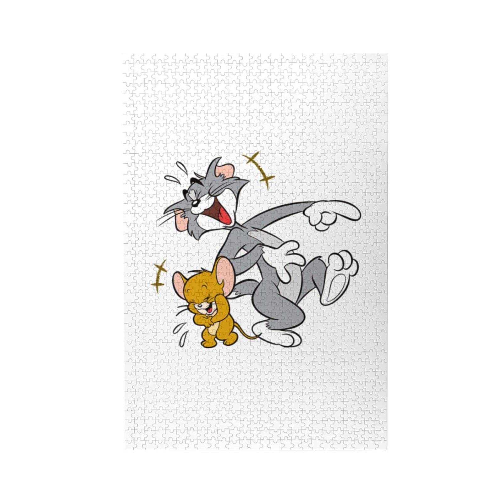 Amazon.co.jp: ジグソーパズル トムとジェリー(1) 木製 1000ピース