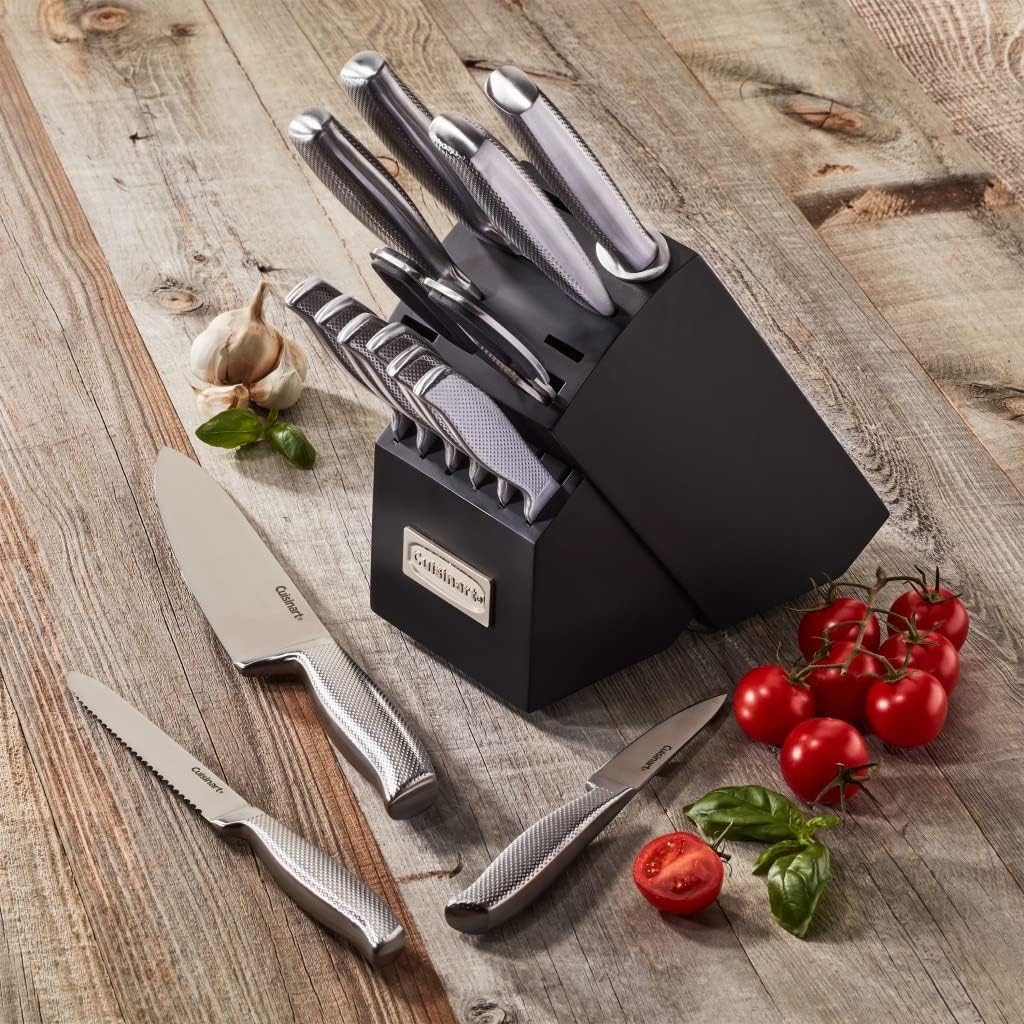 Cuisinart C77SS-15PG 15pc German Stainless Steel Hollow Handle Cutlery Block Set - Image 6