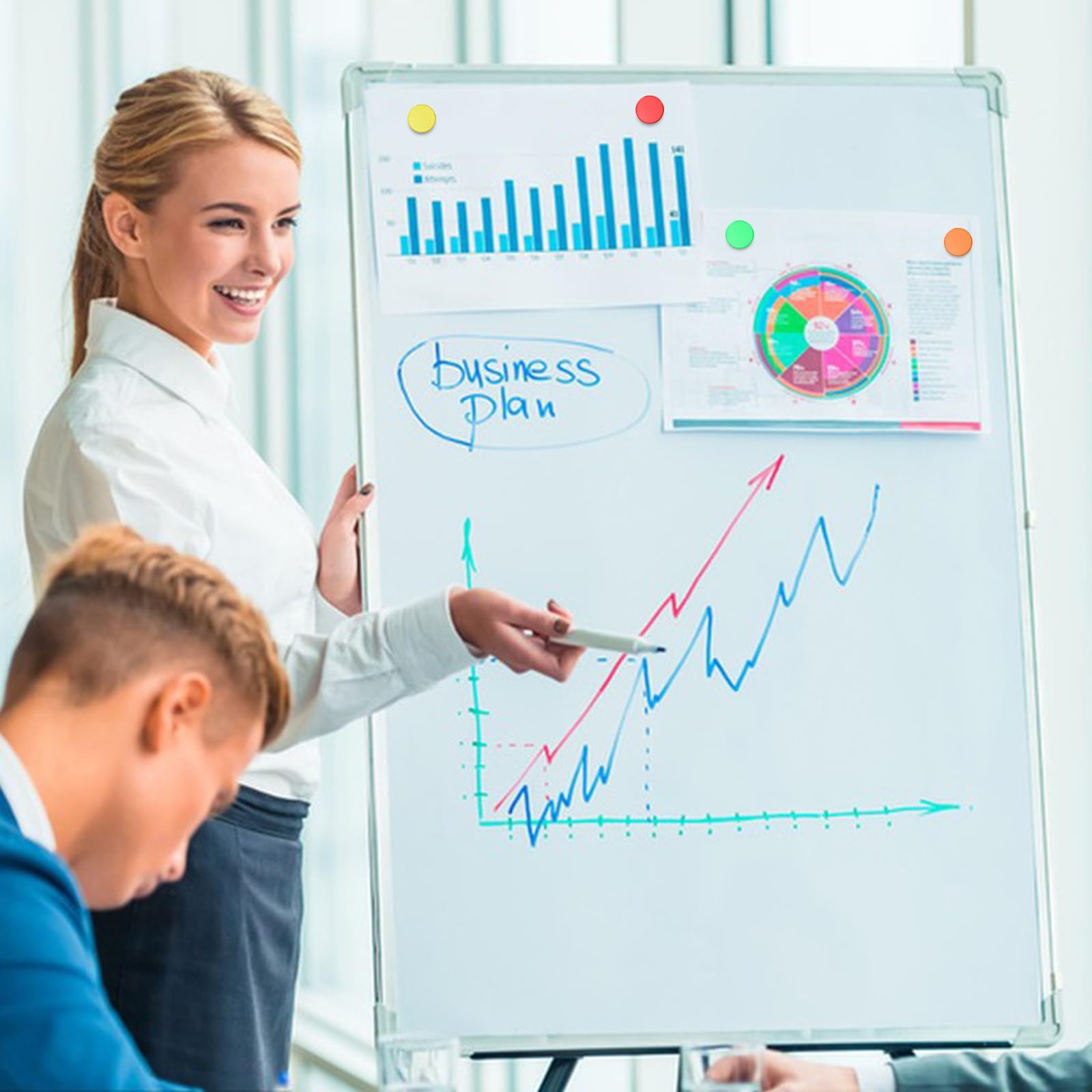 Lot De 2 Aimants Ronds En Verre Pour Réfrigérateur Avec Dictionnaire Et