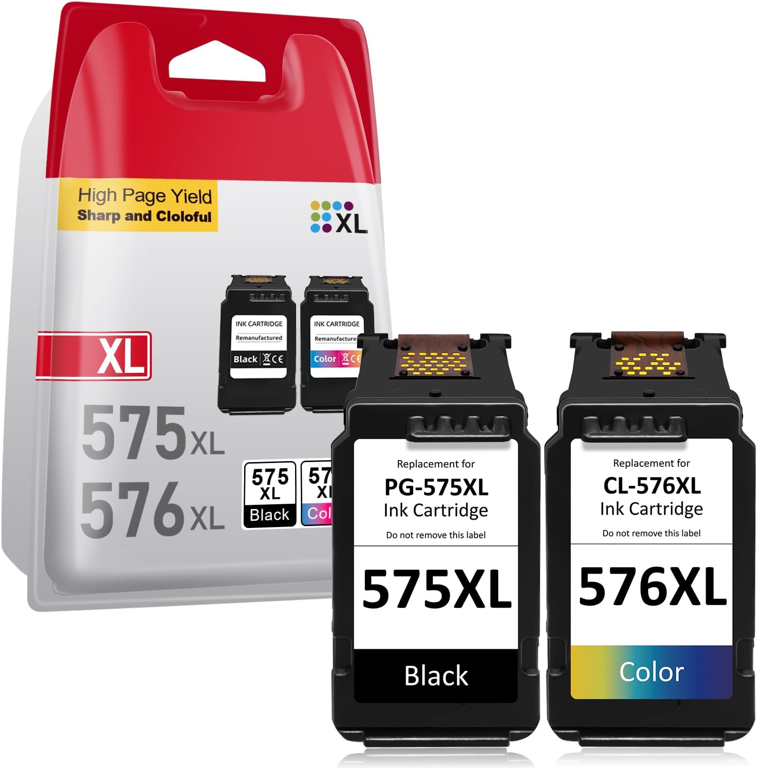 Canon Cartucce d'inchiostro originali PG-575 / CL-576, confezione da 2 ...