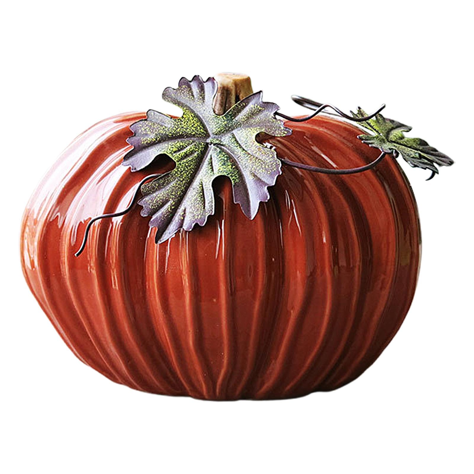 Calabazas decorativas de Halloween perfectas para centros de mesa en bodas de otoño