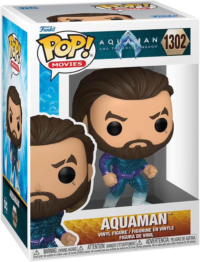 POP! Movies: DC - Aquaman - Collectable Vinyl Figure - Gift Idea - Official Merchandise - for Kids & Adults - Movies Fans - Model Figure for Collectors and Display