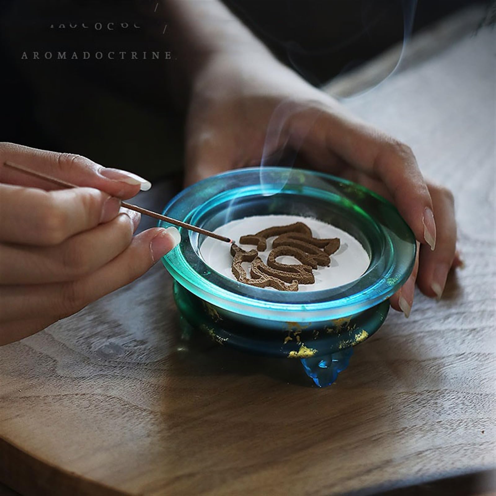 Hecho a Mano Quemador Exquisito de Incienso esmaltado Lujo Forma Creativa Adornos Quemador Decorativos para decoración