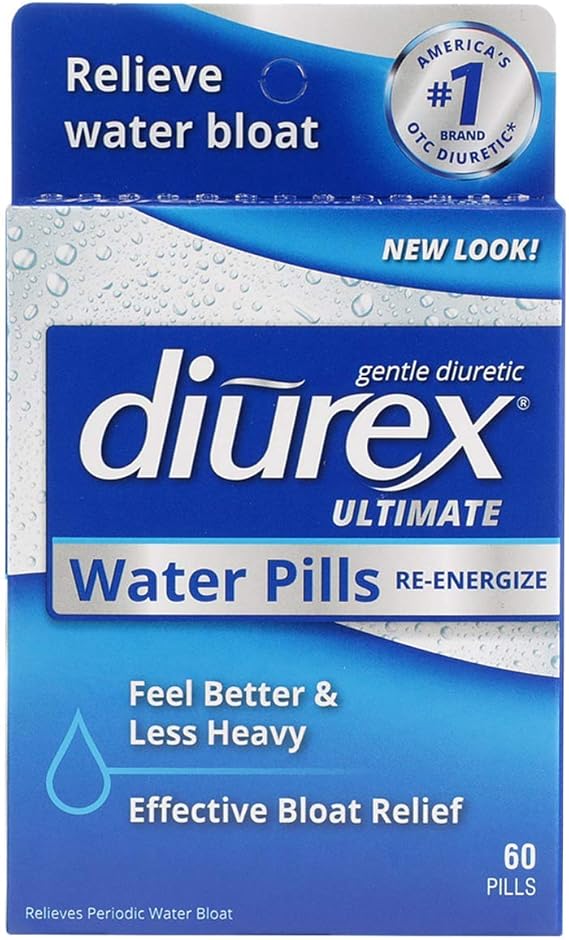Diurex Ultimate Reenergizing Water Pills Maximum Strength Diuretic