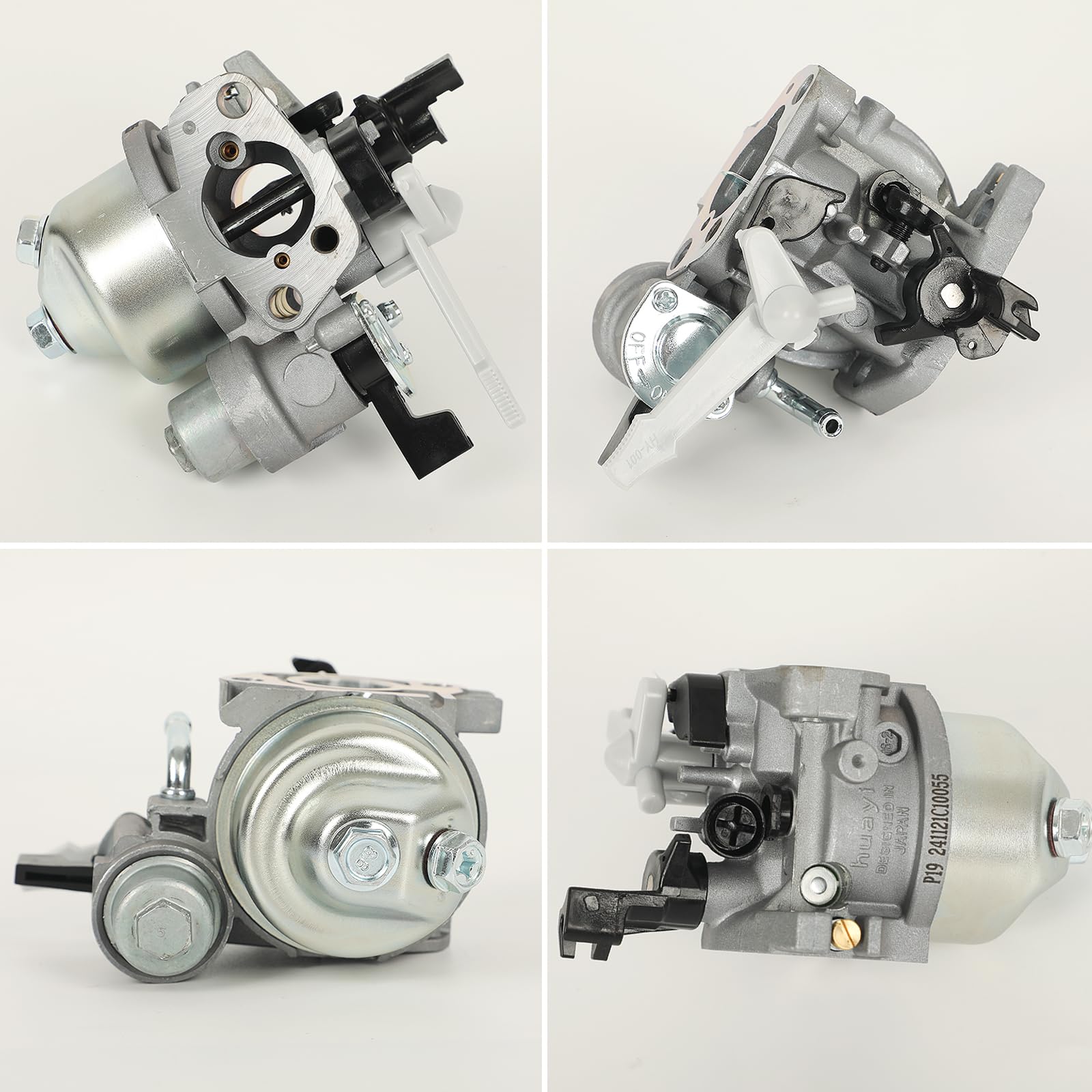 Huayi P19 Carburatore per Honda GX160 Loncin 196cc 208cc 212cc 224cc, Carburatore per 5,5CV 6,5CV Mini Moto Motosega Idropulitrice