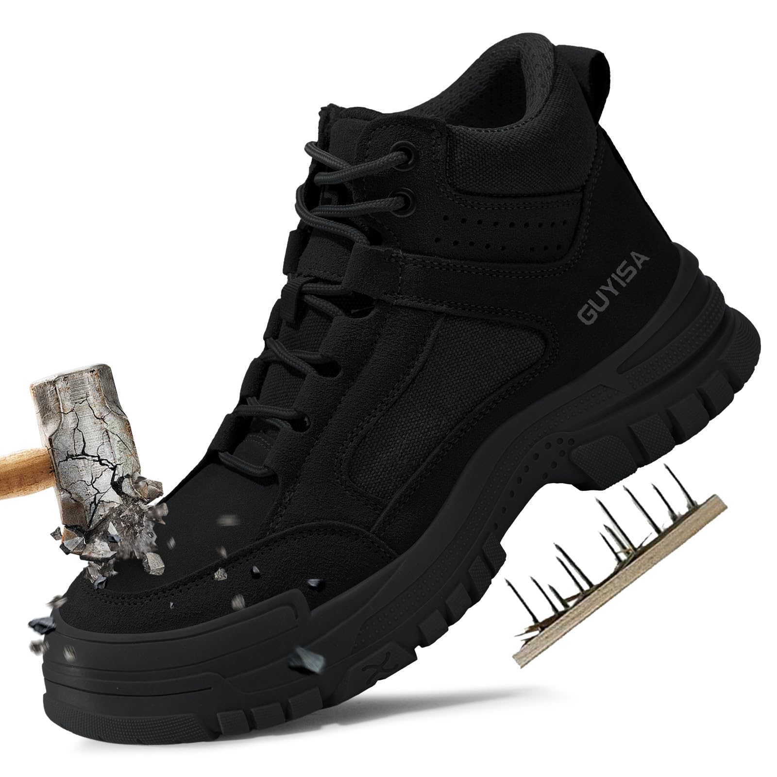 Lubardy Botas de Seguridad Hombre, Trabajo Bota Industriales