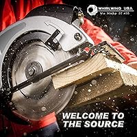 Vista 6 de MGSB - Hoja de sierra circular de 7 1/4 pulgadas y 24 dientes para madera, hoja de sierra de inglete inalámbrico de carburo / mesa, eje de 5/8