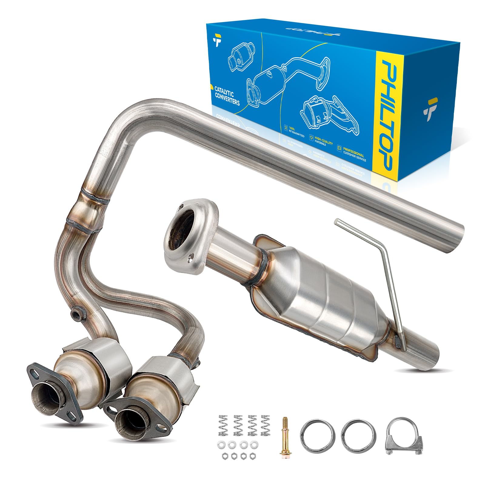 Torchbeam High Flow Catalytic Converter For 2004-2006 Jeep Wrangler 2.4L & 4.0L (EPA Certified)