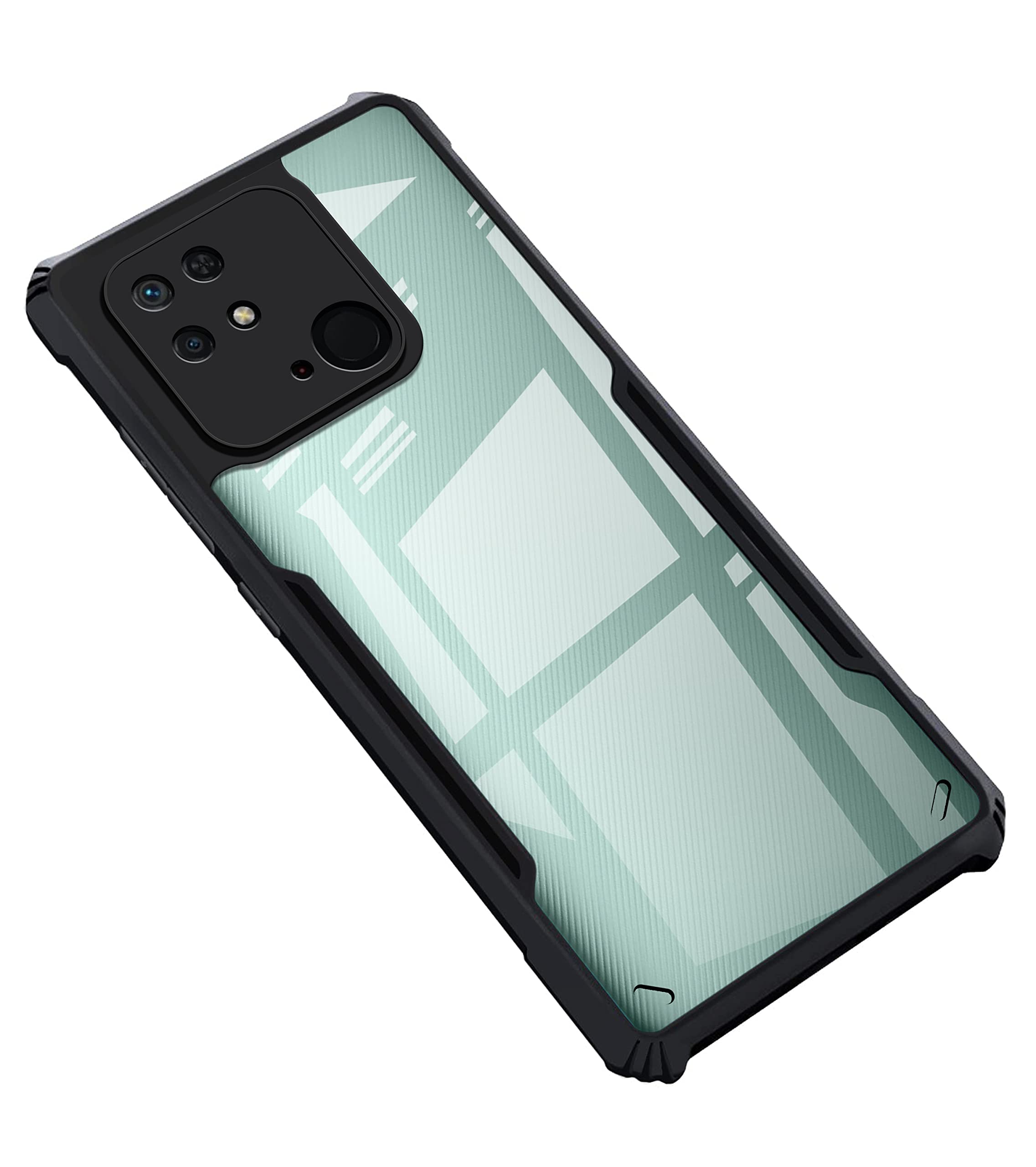 Amazon Brand - Solimo Back Case Cover for Mi Redmi 10/10 Power | Compatible for Mi Redmi 10/10 Power Back Case Cover | Clear Case with Camera Protection | (TPU + PC | Matte Black) (B0BJKFS8LH) Amazon Price History, Amazon Price Tracker