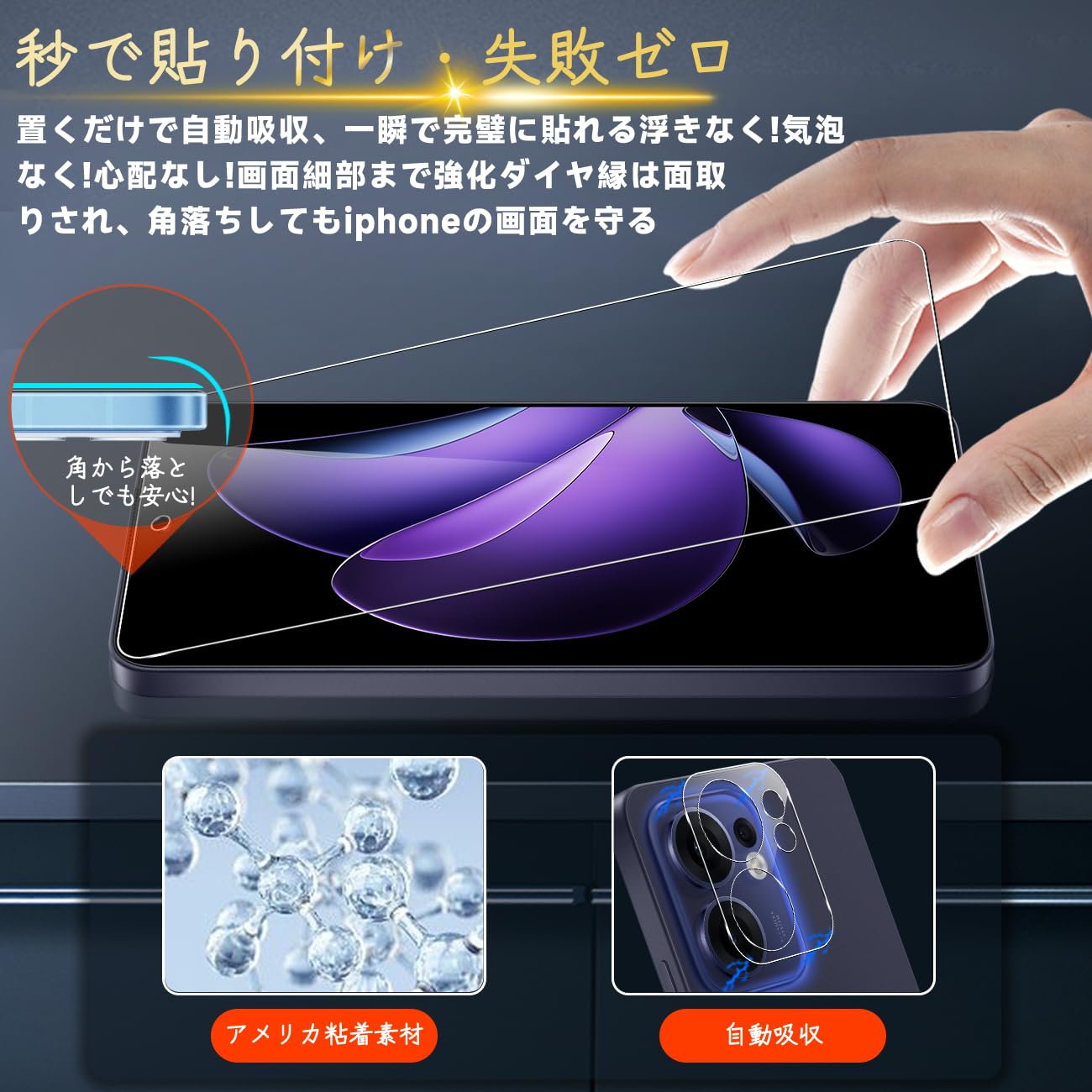 Amazon.co.jp: 対応 OPPO Reno 13A ガラスフィルム OPPO Reno13 A 指紋