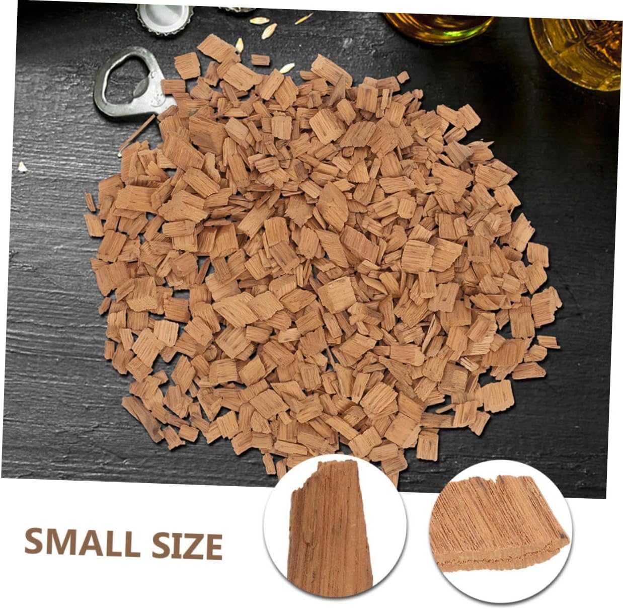 2packs Self-brewed Wine Aroma Enhancer of French Oak Wine Oak Chips for Whiskey Spirits