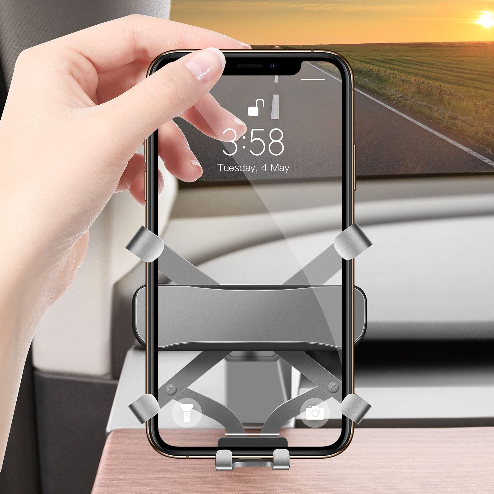 Buy powoq Fit 2021 2022 Tesla Model 3 Model Y Phone Holder Car Phone