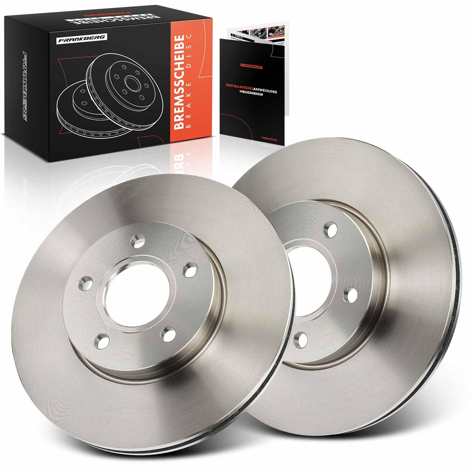 Frankberg Bremsscheibensatz inkl. 2x Bremsscheiben Vorne Belüftet Ø278mm